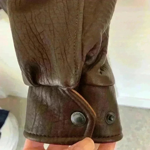 Castellon Men’s Leather Bomber Jacket 40 USA Made Wool Cashmere Flight Style - Picture 6 of 16